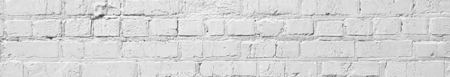 Section of white brick wall