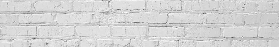 Section of white brick wall