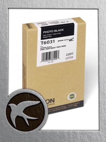 Epson C13T603100 Photo Black Ink 220ml (T6031)