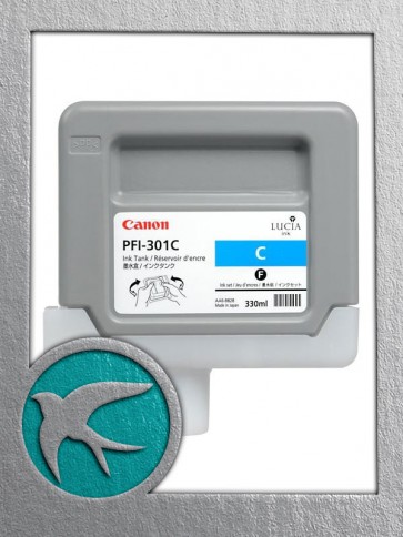 Canon PFI-301C Cyan Ink 330ml (1487B001AA)