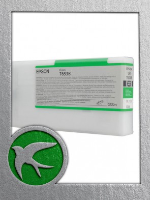 Epson C13T653B00 Green Ink 200ml (T653B)