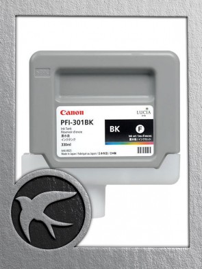 Canon PFI-301BK Black Ink 330ml (1486B001AA)