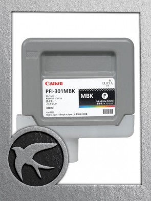 Canon PFI-301MBK Matte Black Ink 330ml (1485B001AA)