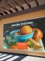 Photo of the permanent gloss adhesive vinyl finished product on display