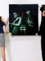 Photo of the premium instant-dry satin photo paper finished product on display